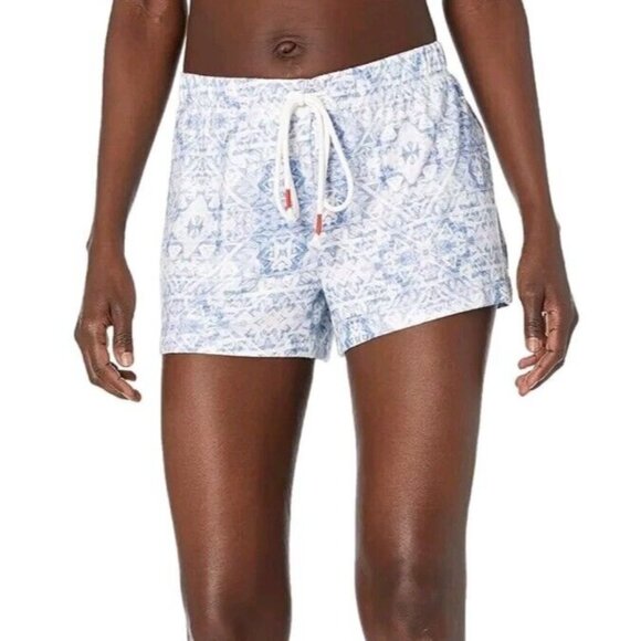 P.J. Salvage Other - PJ Salvage Sleep Shorts Womens XL Blue Boho Batik Soft Knit Loungewear Sleepwear